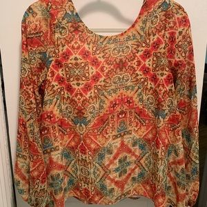 Show me your mumu long sleeve top